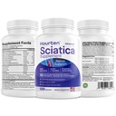 Advanced Sciatic Nerve Support Relief: Alpha Lipoic Acid - 18 in 1 Sciatica Supplementen - Vitamine B Complex - Made in USA (120 Count (Pack of 1))