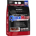 ALLMAX QUICKMASS, Chocolate - 10 lb - Rapid Mass Gain Catalyst - Tot 64 Gram eiwit per portie - 3:1 Carb to Proteine Ratio - Zero Trans Fat - Tot 70 Servers