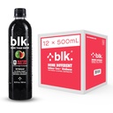 Blk. Natuurlijk Mineral Alkaline Water, Watermeloen, 500 ml Verpakking van 12, 8 pH Water, Bio available Fulvic & Humic Acid Extract, Trace Minerals, Electrolytes to Hydrate, Repair & Restore Cells