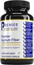 Premier Research Labs Premier Psyllium Fibre - Psyllium Husk Capsules, High Fiber Pills for Adults, for Women & Men, Daily Support for Digestive Health - 180 Capsules végétariennes