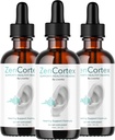 LIVORKA ZenCortex druppels, vloeibare supplement voor oorgezondheid, ondersteunt gezonde gehoor - 3 flessen (90 dagen levering) - verpakking van 3