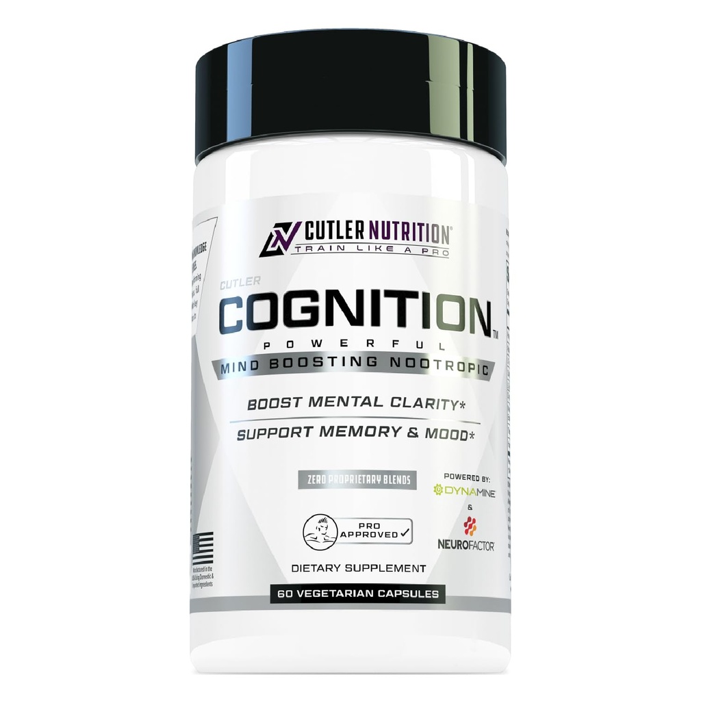 COGNITION High Potency Cerveau Nootropic Focus Supplement: Meilleures pilules Nootropiques et énergétiques pour la clarté mentale, la mémoire, l'étude, le jeu et le travail