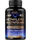Gemethyleerde multivitamine - B2, B6, 5-MTHF & B12  Supplement met TMG - Energy, Brain & Mood - Vegan - Made in USA - 120 Capsules