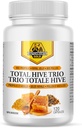 Dutchman's Gold Total Hive Trio Capsules - 120 Veg Caps Ongeveer 30-60 Servings - Bee Pollen Royal Jelly & Propolis Supplement - Superfoods for Antioxidant Immune Support - Natural Honey Mix