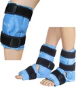 REFIX Ice Pack pour soulager la douleur au genou, gel réutilisable en enrobage pour blessures au genou et bandoulières pour blessures Gel réutilisable en glaçon