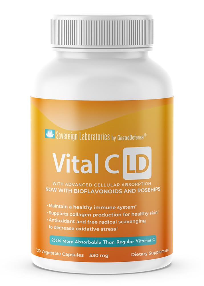 Vitale C-LD - Enhanced Liposomale Vitamine C - 530mg Capsules - 120 Tel.
