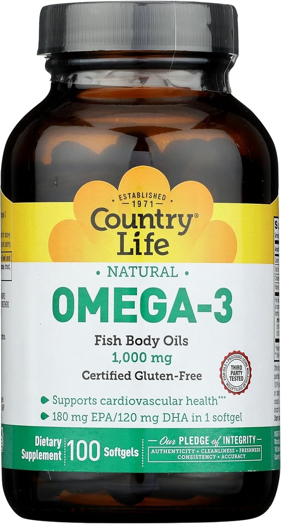 Landleven Omega 3 Visolie 1000 Mg, 100 Ct