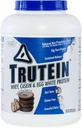 Body Nutrition Trutein High Protein Powder: 45% Wei, 45% Caseïne, 10% Egg White Protein Shake Mix, Glutenvrij, Low Sodium, Low Carb Proteïne Supplement voor mannen en vrouwen, Chocolate Peanut Butter, 4lb