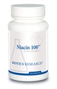 Biotica Onderzoek Niacin 100, 100 Milligram Niacin, Vitamine B3, Cholesterol, HDL, LDL, triglyceride, LP, cardiovasculaire gezondheid, 150 capsules