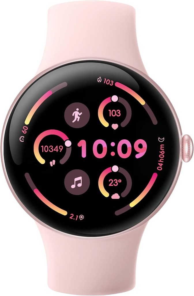 Smart Watch for Women Men [1.43' AMOLED Display], Health/Sleep/Stress/Fitness Tracker, Bluetooth Call, 7-Day Battery, 220+ Watch Faces, 100+ Oefenmodi, 3ATM waterdichte Smartwatch voor Android iOS