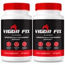 (2 Pack) Vigor Fix mannelijke supplement, VigorFix pillen voor mannen, dagelijkse voeding voor algemene gezondheid en welzijn, Vigor vaste ondersteuning Capsules voor vertrouwen en energie, beoordelingen (120 capsules)