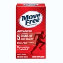 Déplacez-vous sans glucosamine avancée Chondroïtine + supplément de soutien mixte au fructoborate de calcium, soutient la mobilité confort résistance flexibilité et os - 200 comprimés (100 portions)*