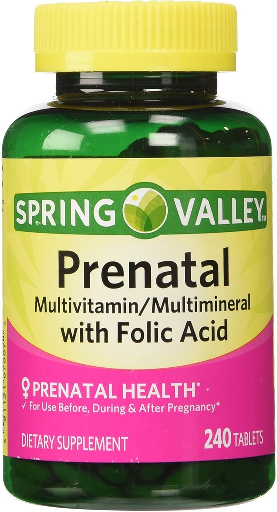 Spring Valley Prenatale Multivitamine, 240 tabletten