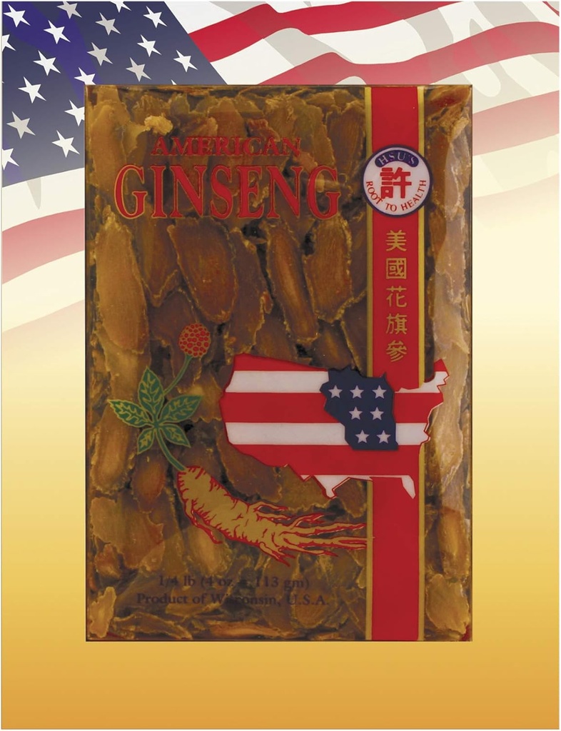 Cultivé cinq ans Ginseng américain rouge UGS 0146-4.