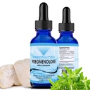 Absonutrix Pregnenolone met L-Theanine Advanced Formula 390 mg, 4 Oz Liquid, 302 Servings, Made in USA, Quick Absorptie, Quality Potent Ingredients, Non-GMO, GMP Certified Facility
