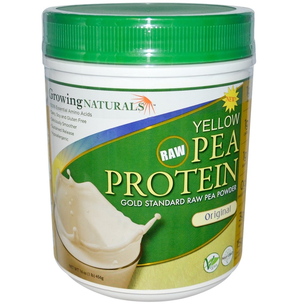 Naturals de culture - Protéine de pois jaune cru Original - 16 oz.
