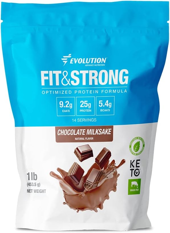 AEE Evolution Advance Nutrition Grass Fed 100% Wei Proteïne Poeder - Pure Proteïne Poeder met BCAA, Quick Absorbing en snelle Digesting voor Optimale Spierherstel - 1 Pond (Chocolaat)