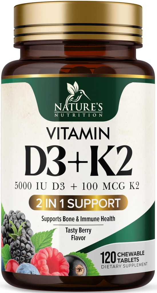 Vitamine D3 K2 Supplement 