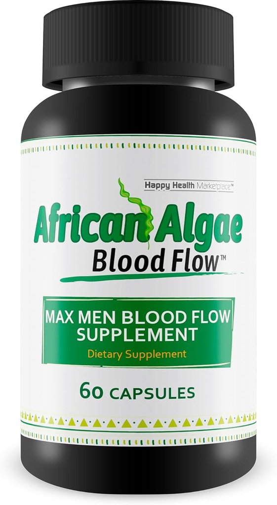 Afrikaanse Algenbloedstroom - Onze beste Circulatie Supplement - Betere bloedstroom Circulatie Supplementen - Body Circulatie Ondersteuning - Max Mannen Bloedstroom Supplement Pillen - Advanced Blood Flow Capsules