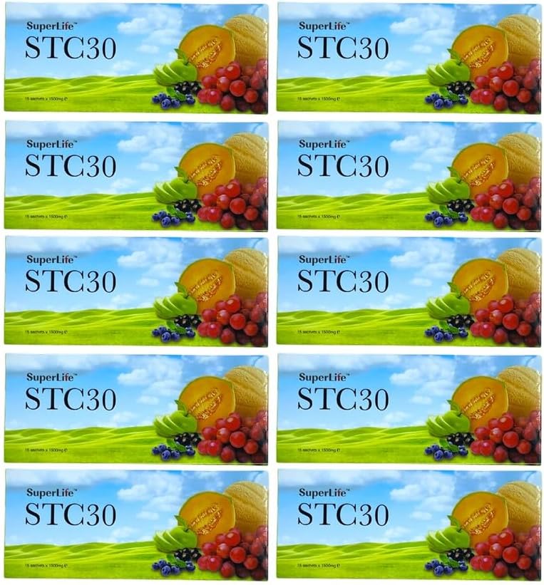 Superlife 10 Packs STC30 Stem Cell Anti Aging Reduce Rimpels Pimpels Fine Lines Texture Superlifeworld (15 Sachets/pack)