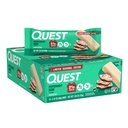 Quest Nutrition Peppermint Bark Proteine Bar, 21g Proteïne, 4g Net Carb, 1g Suiker, Glutenvrij, 12 Tellen