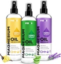 Pulvérisateur d'huile de magnésium 100% pur Fidus avec Aloe Vera - Grand 8 fl oz Chlorure de magnésium topique pour pieds, Spray de magnésium naturel biologique de l'ancien Zechstein Seven Seabed Minerals