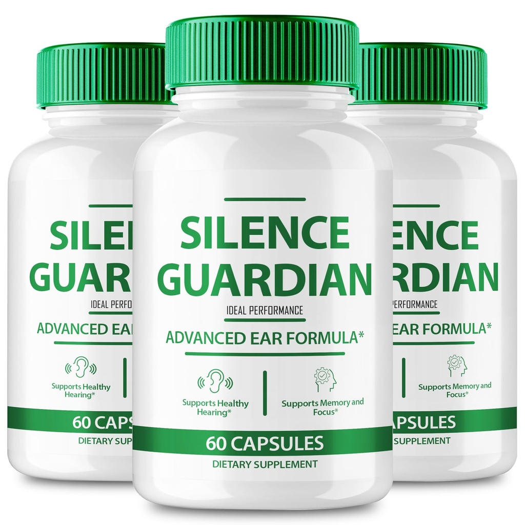 Silence Guardian Acouphène Relief pour les oreilles sonnantes Capsule, Silence Guardian Anneau clair Acouphènes, SilenceGuardian Ear Supplément Acouphènes, Acouphènes sonnants, SilenceGuardian Reviews (3 Pack)