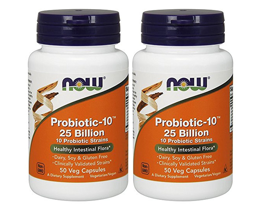 Nu Foods Probiotic-10 25 Miljard 50Vcaps (2 flessen)