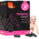 Zahler Prenatale Vitamine met DHA & Folaat - DHA Supplementen & Prenatale Multivitamine voor moeder en kind - Kosher Prenatale DHA Prenatale Vitaminen met ijzer, Prenatal Softgels (120 Telling (pakket 1))