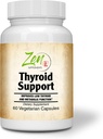 Complete Schildklier Ondersteuning Supplement - voor lage schildklier energie en metabolische functie - met Kelp Jodium, Ashwagandha, Koper, Vitamine A, C, D3, B6 & meer - Schildklier Ondersteuning voor vrouwen & mannen - 60 VegCaps