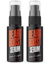 Sérum de croissance de la barbe de Willies sauvages (2-Pack) - Soins naturels de la barbe avec biotine et caféine pour les moustaches plus saines, plus épaisses et plus complètes - Habillage quotidien Routine Nourrit et Hydrate Cheveux du visage des hommes