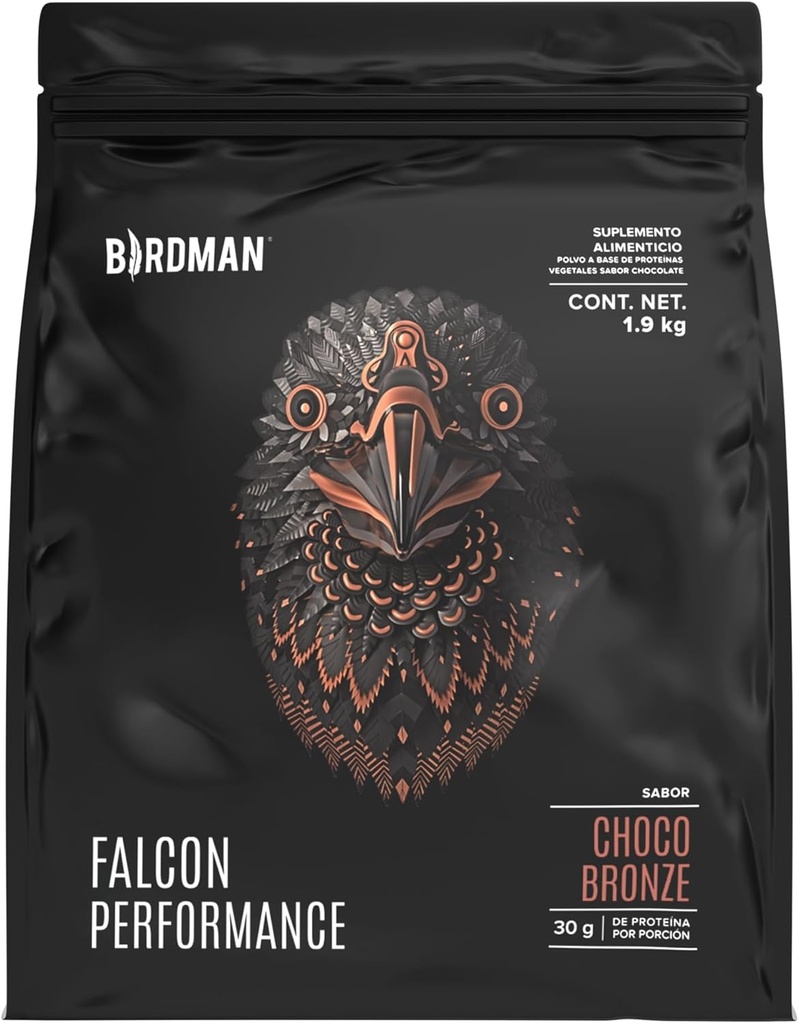 BIRDMAN Falcon Performance Premium Sport Protein Powder Plus Creatine, 31g Proteïne en 5g Creatine per Serving, Geen ontsteking, Geen Acne, Chocolade smaak 