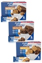 Pure proteïnerepen, hoge proteïne, voedzame snacks ter ondersteuning van energie, lage suiker, glutenvrij, Glutenvrij Variety Pack(Cookie Dough/Choc Caramel/Peanut Butter Cup), 1,76 oz, Pack van 18