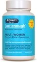 Dr. Siegal's Just Genoeg Multivitaminen voor vrouwen - 60 Capsules - 60 Servings Women's Health Supplements - Vegetarische Multivitamine voor vrouwen - Womens Multivitamines - Vrouwen Dagelijkse Multivitamine