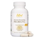 Lifted Naturals Mood Boosting Probiotic 30 Miljard CFU - Mood Support Supplement, Prebiotics and Probiotics for Women & Men, Acidophilus Lactobacillus Probiotic, Shelf Stable & Non-GMO, 60 Capsules