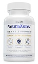 Zen Nutriënten NeuraZenX Zenuwondersteuning & Perifere Neuropathie Ondersteuningssupplement met 1200 mg Alpha Lipoïnezuur (ALA), Benfotiamine, L-Carnitine en Kurkuma