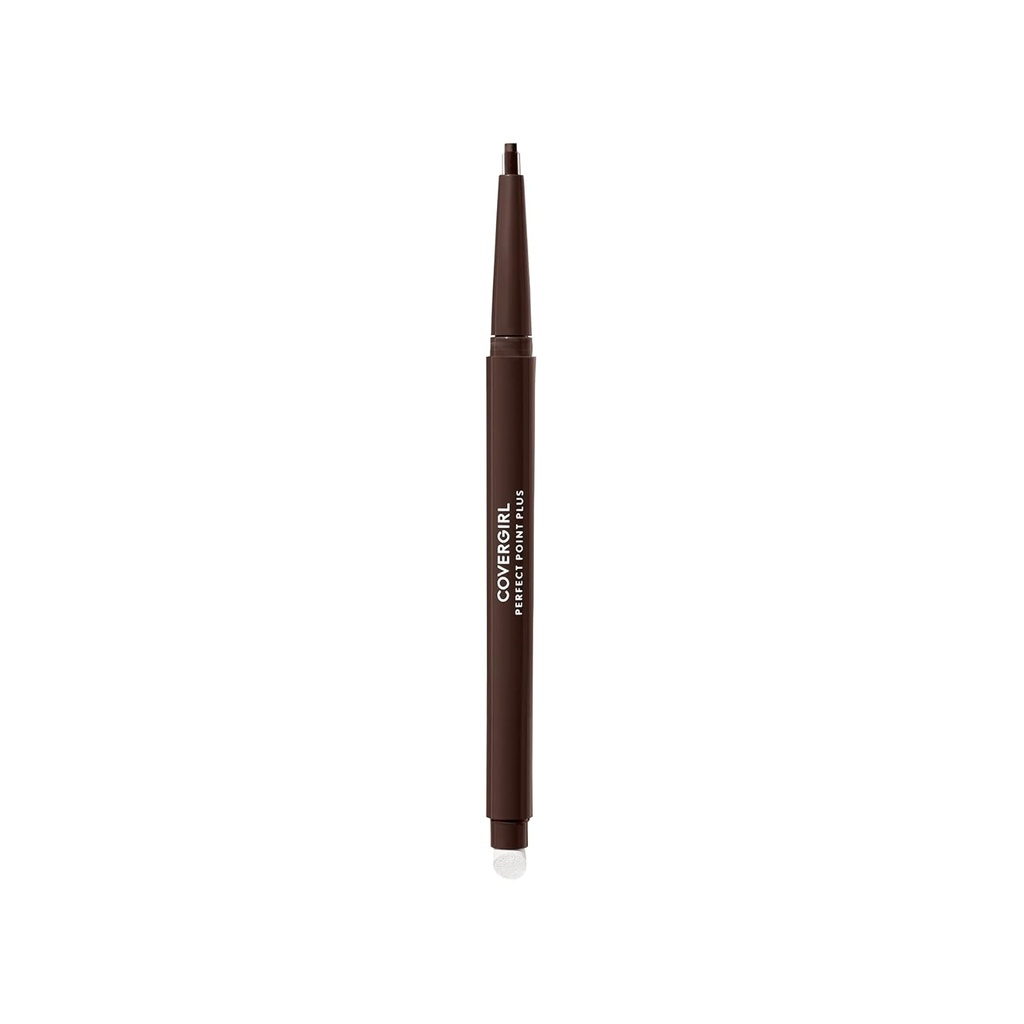 CoverGirl Perfect Point Plus Eyeliner Potlood, Espresso, Lange-Lasting, Veelzijdige Bruine Eyeliner, Zachte Smudging Tip, Geen verscherping nodig, Verpakking van 1