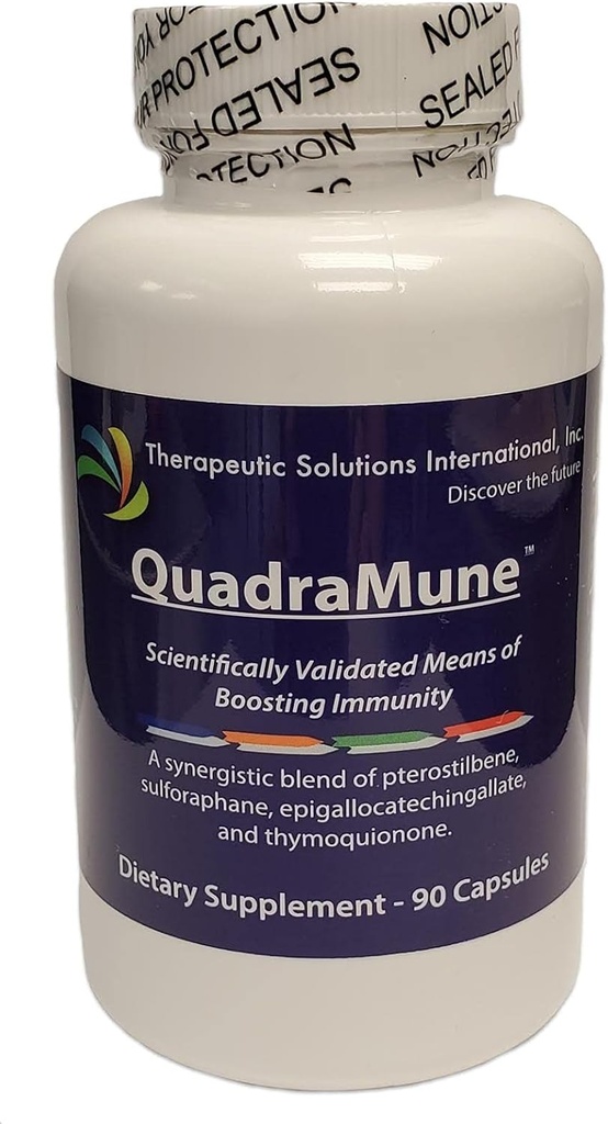 Multi-breveté tout complément alimentaire naturel pour le soutien immunitaire avec un mélange synergique de Pterostilbene, Brocoli Sprout Extract, Green Tea Extract et Nigella Sativa