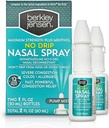 berkley jensen Geen druppel ernstige congestie Neusspray - maximale sterkte decongestant met Oxymetazoline HCl & Menthol - Pump Mist Applicator, Geen Steroid, 12 uur Relief, 1 Fluid Ounce (pakket van 2)