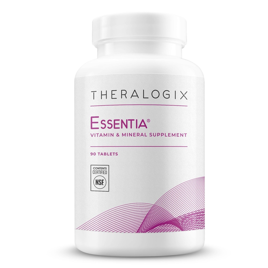 Theralogix Essentia Multivitamine voor vrouwen - 90-dagen aanbod - Vrouwen dagelijkse multivitamine - Ondersteunt Immune Health & Bone Health - Inclusief vitamine C, vitamine D, zink & meer - NSF gecertificeerd - 90 tabletten