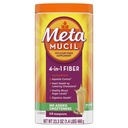 Fibre de métamucil, supplément de fibre de Psyllium 4-en-1, poudre sans sucre, boisson non aromatisée, 114 portions (paquetage mai Vary)