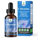 Natures Craft High Absorption L-Theanine gouttes liquides - Nootropic Focus Supplément avec L Theanine 200mg par portion et extrait de camomille - Supplément pour adultes et enfants Relaxation et Focus - 2oz