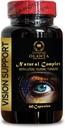 Complexe de soutien de la vision - Soutien de la vision pointue, complément antioxydant pour les yeux, Thistle de lait bio, supplément Taurine pour les yeux, vitamines pour la santé maculaire - 1 bouteille