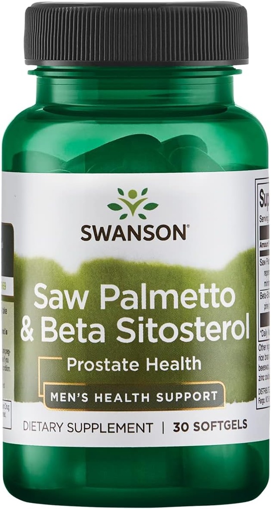Swanson Saw Palmetto en Beta Sitosterol 30 Sgels
