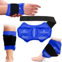 ZNÖCUETÖD Enkel Ice Pack Wrap for Swelling, Gel Wrist Foot Ice Packs for Injuires Herbruikbaar, Hot Cold Pack Compression for Pain Relief, Achilles Tendonitis, Plantar Fasciitis, Verstuurd, Surgery Recovery