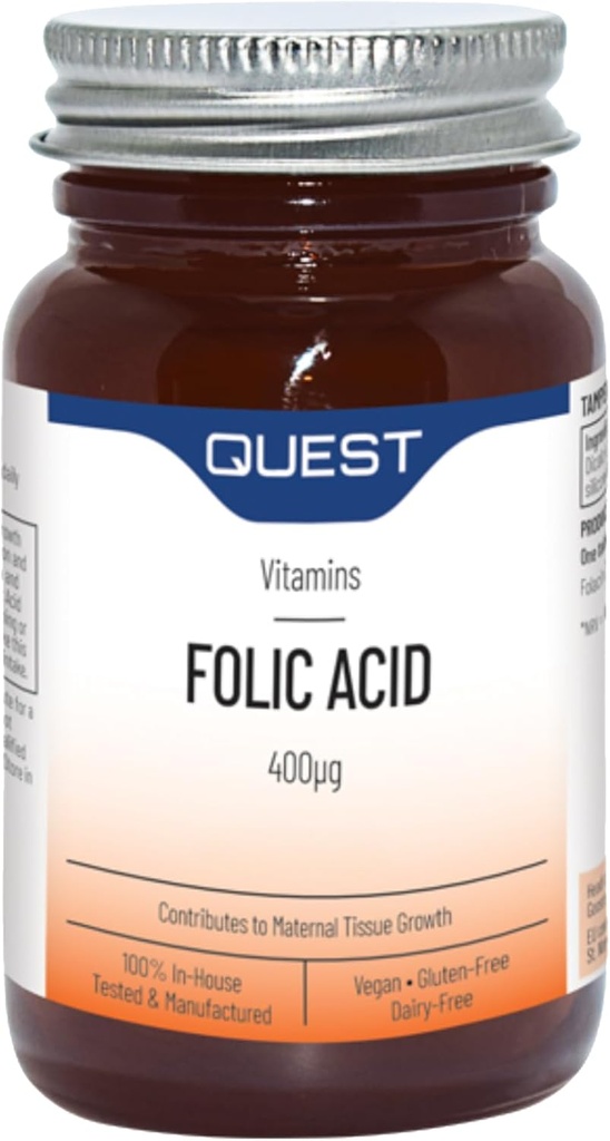 Quest Foliumzuur 400Mcg - 90 tabletten