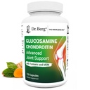 Dr. Berg Glucosamine Chondroitin MSM Turmeric & Boswellia - Advanced Joint Support Supplement with 1500 mg Glucosamine Sulfate - Inclusief 120 capsules