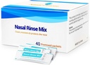 40 Voorgemengde Saline Packets Sinus Sinse voor Neti Potten en Neus Irrigatie Systemen, Zout Packets Effectieve Sinus Sinse voor Allergieën & Congestie