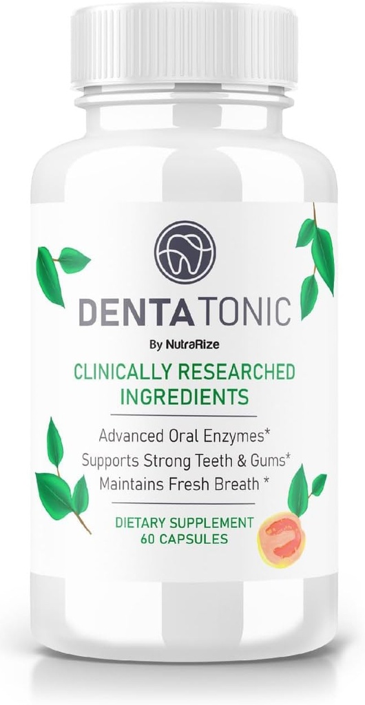 Denta Tonic Tanden en Gum Support, Denta Tonic Pillen om uw Oral Care Routine met natuurlijke tandheelkundige gezondheidsondersteuning te transformeren, DentaTonic Tablets Advanced Oral Formula (60 capsules)