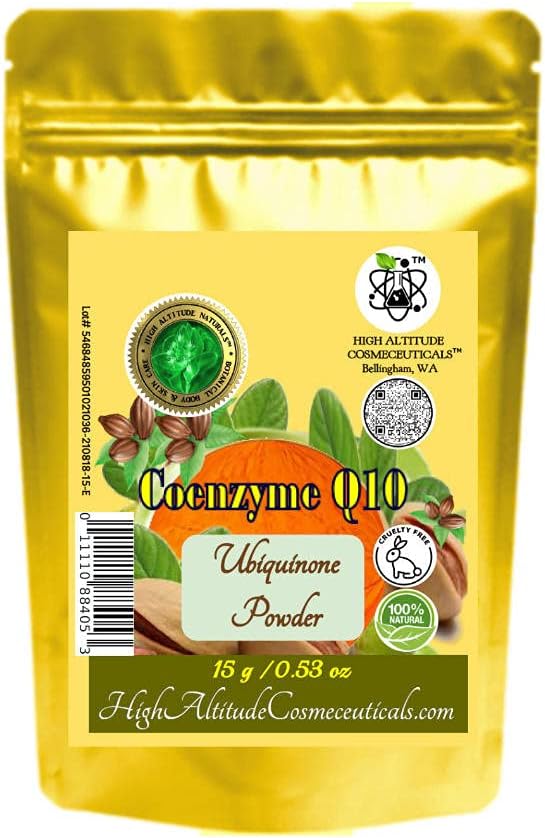 15g Co-enzym Q10 (ubichinon, Coq10) Poeder Cosmetisch Antioxidant Firming Skin Care, maak DIY Liquid Face Serum, Cream, Lotion, Moisturizer, Tighten Sagging Skin, Verbeter Stretch Marks Uiterlijk